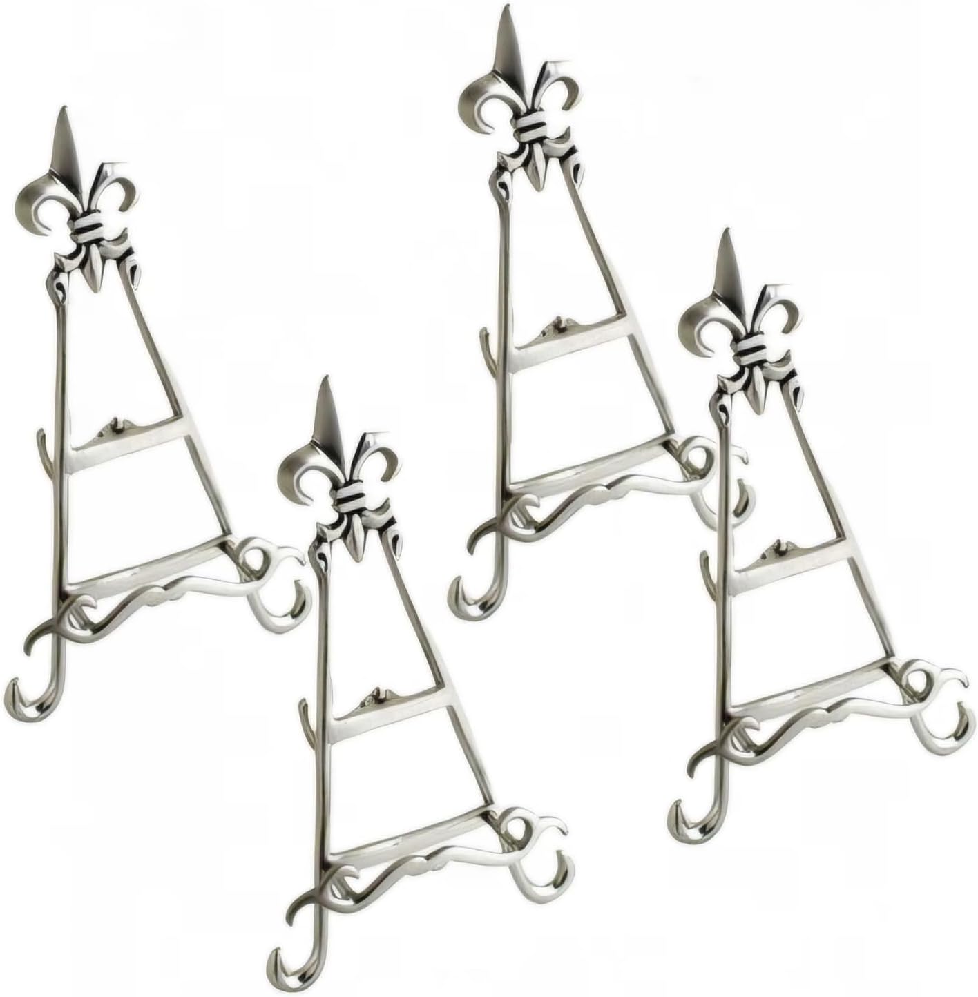Brushed Nickel Easel - Set of 4