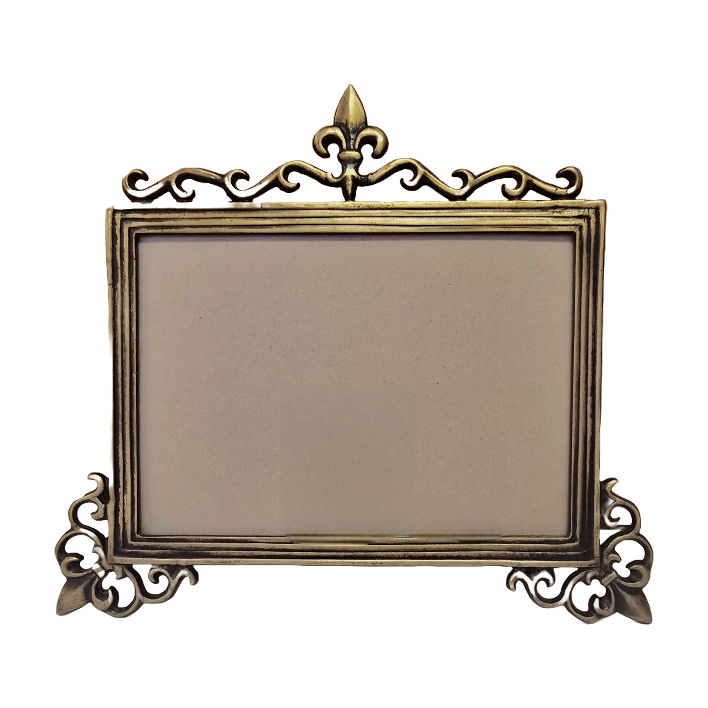 Bronze Fleur De Lis Frame - Set of 2