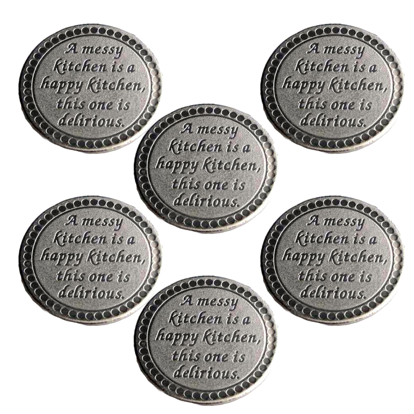 Nickel Magnet - Set of 6