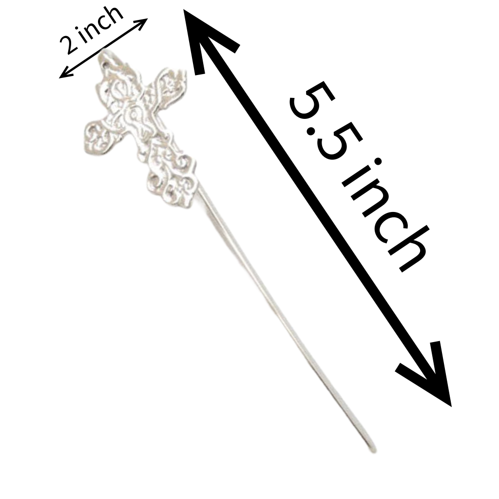 Nickel Cross Bookmark - Set of 6