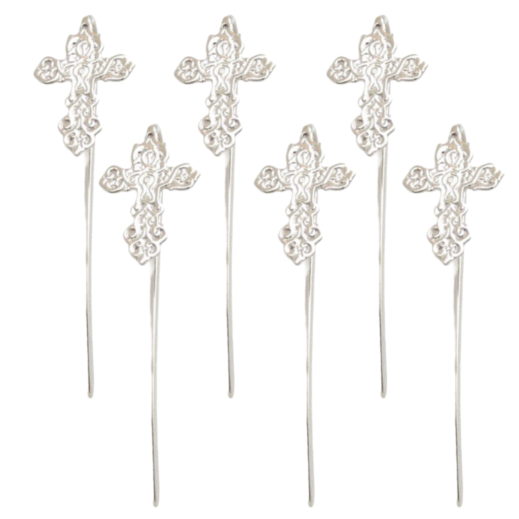 Nickel Cross Bookmark - Set of 6