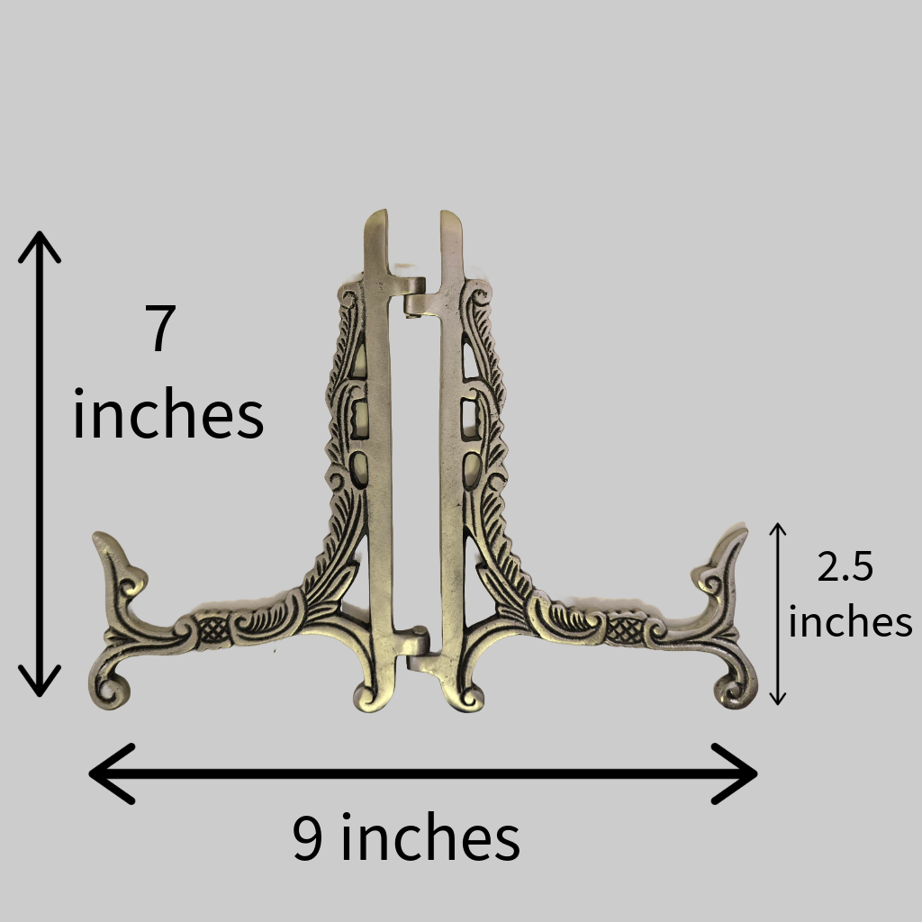 Brushed Nickel 7" Easel - Set of 2