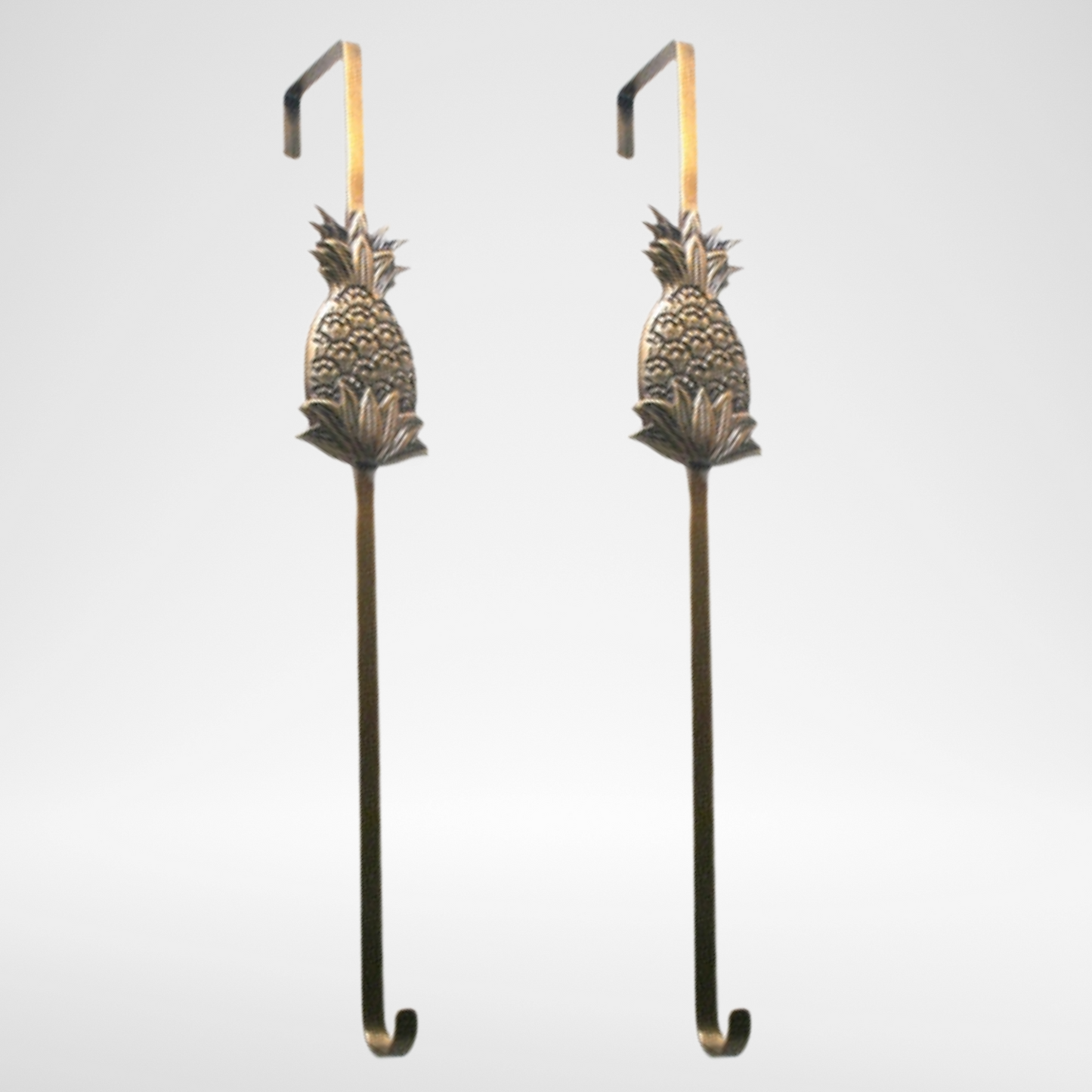 Bronze Pineapple Wreath Holder - Set of 2