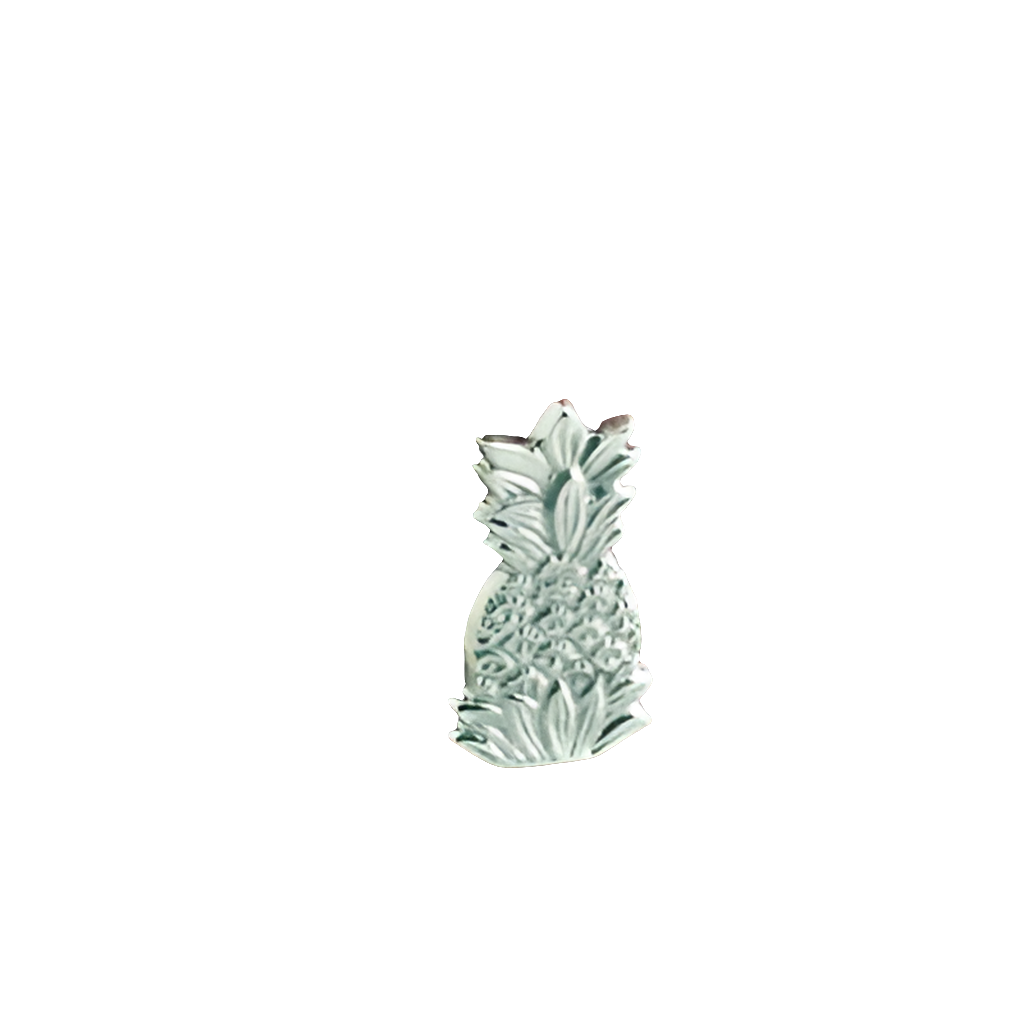 Silver Pineapple Candle Pin Thumb Tack - Set of 12