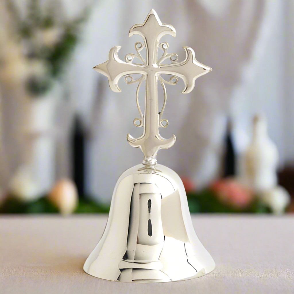 Nickel Cross Bell - Set of 3
