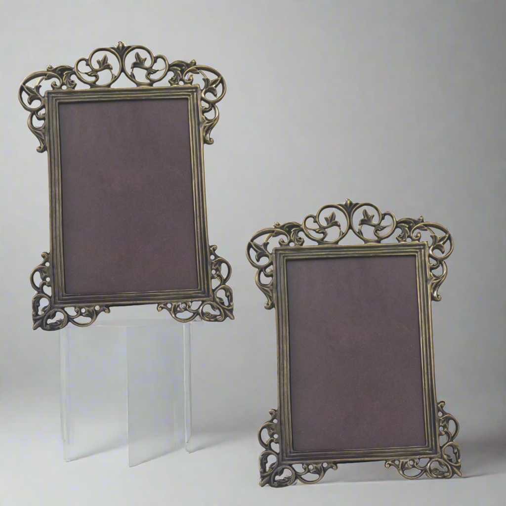 Bronze Victorian 5x7 Frame - Set of 2