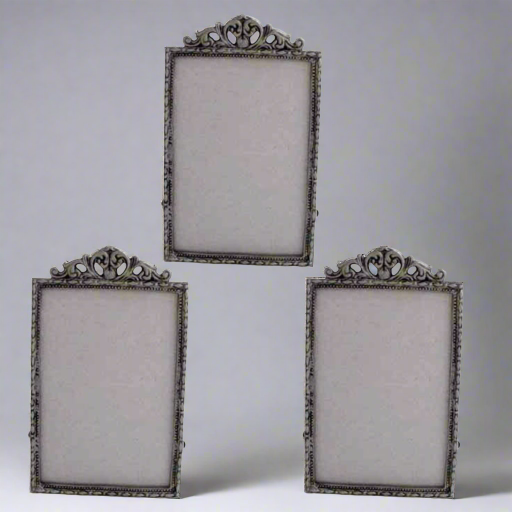 Brushed Nickel Frame - Set of 3