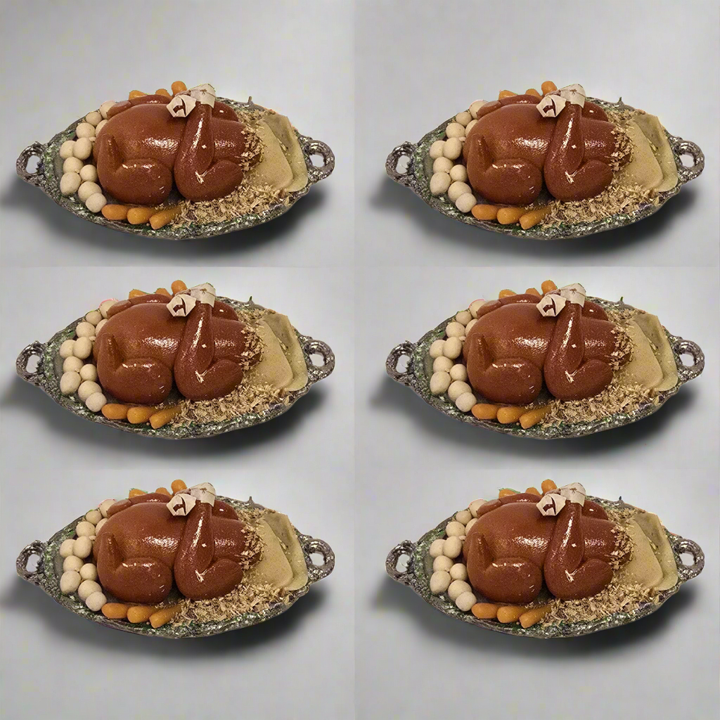 Miniature Turkey Platter - Set of 6