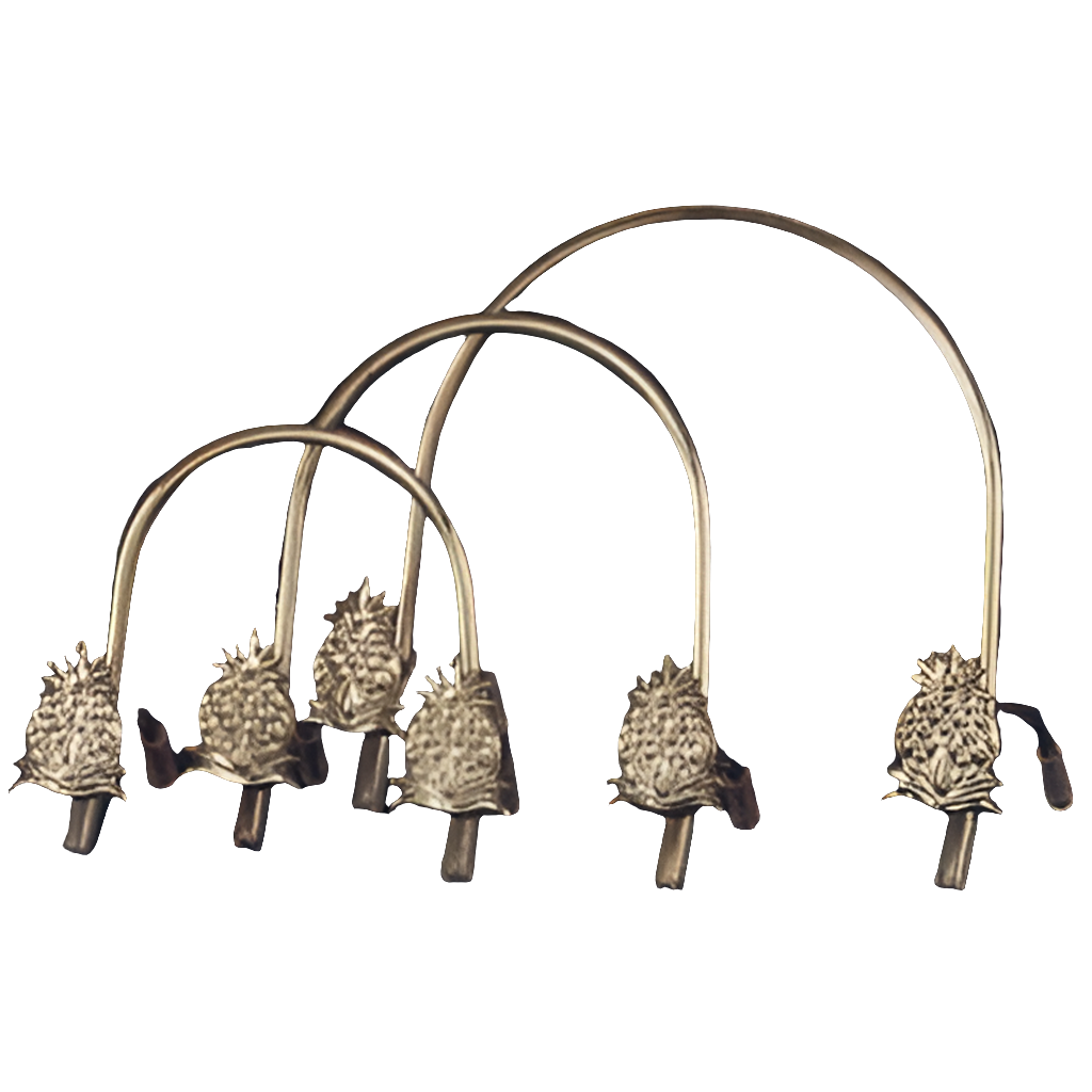 Lg. Easel With Pineapple - Set of 4