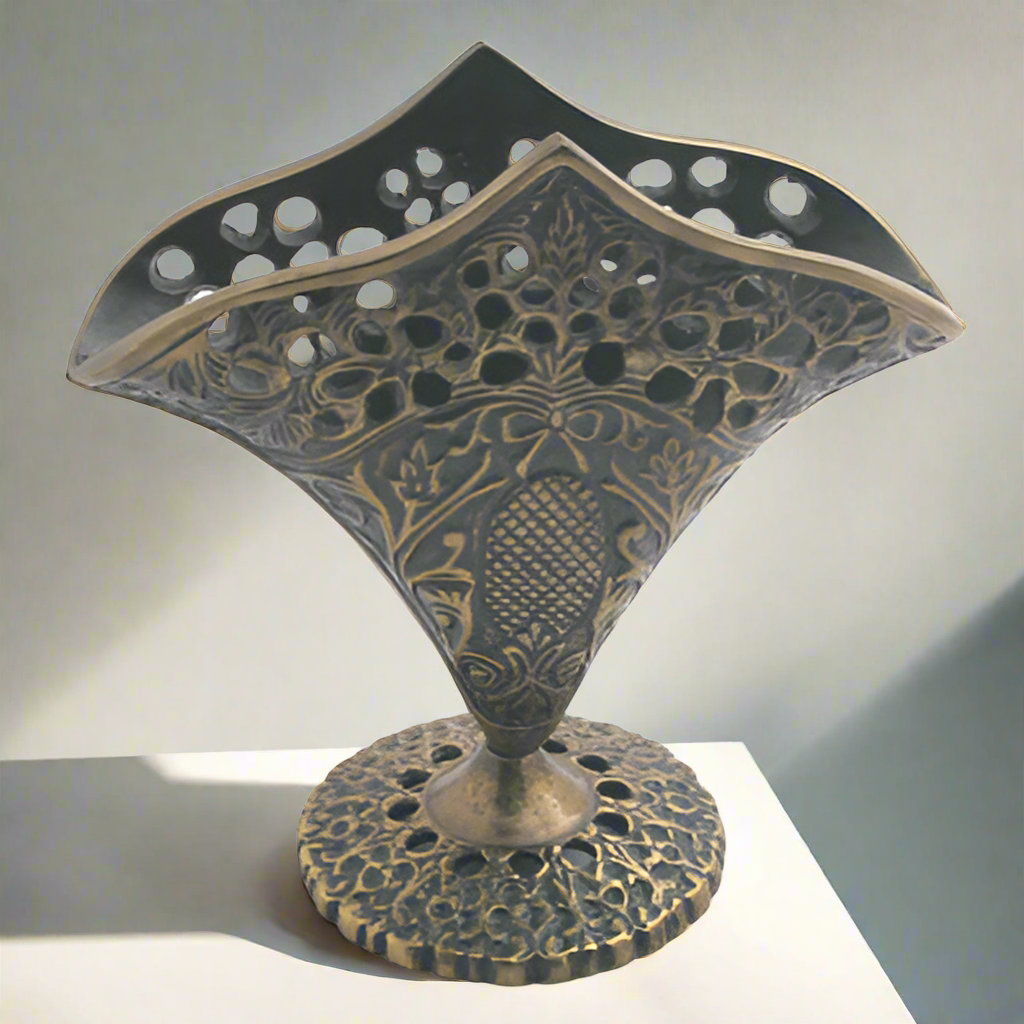 Bronze Vase-Napkin Holder