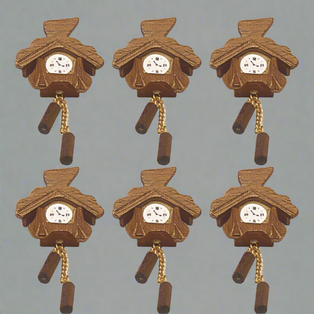 Miniature Coo-Coo Clock - Set of 6