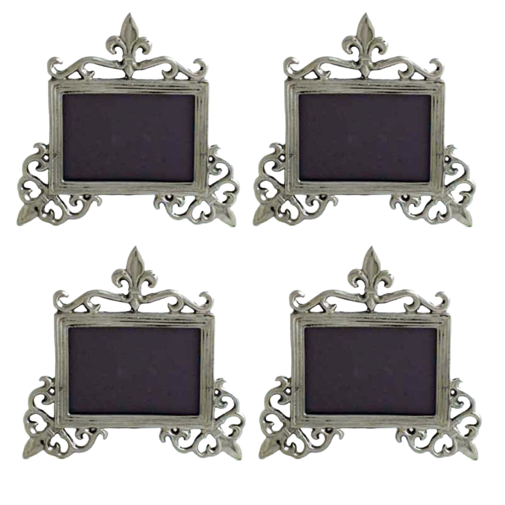 Nickel Place Card Frame - Set of 4