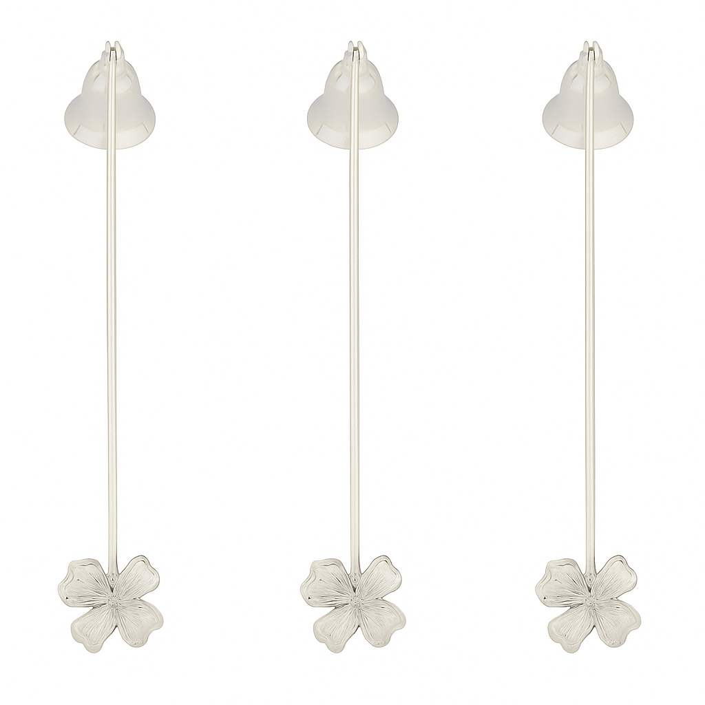 Nickel Dogwood Snuffer - Set of 3