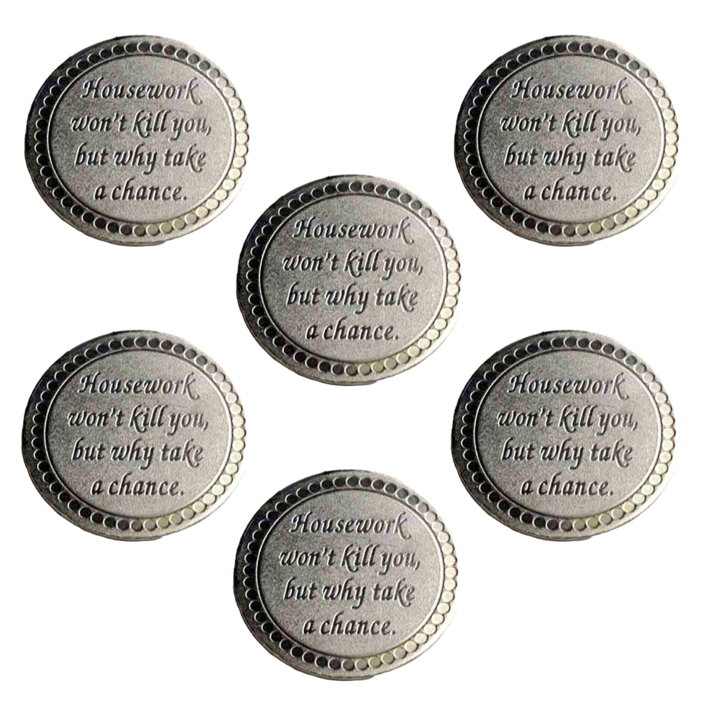 Nickel Magnet - Set of 6