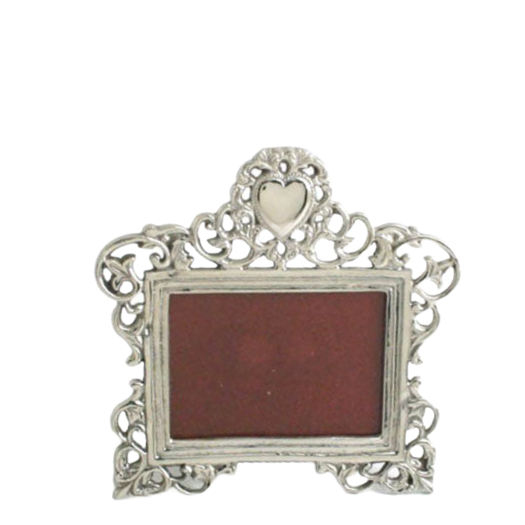 Nickel Heart Frame - Set of 2