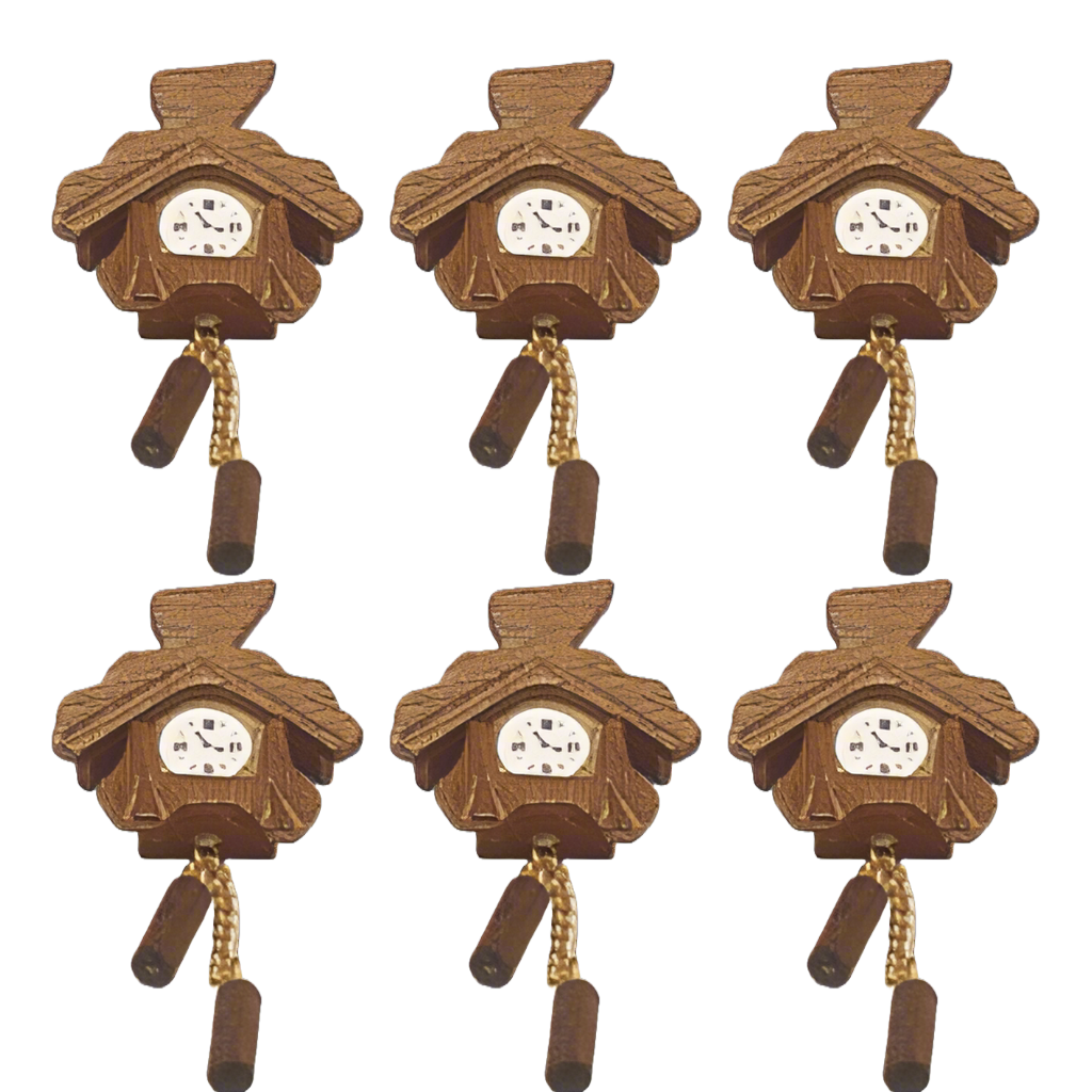 Miniature Coo-Coo Clock - Set of 6
