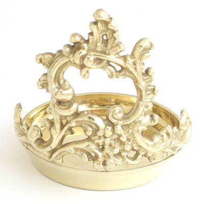 3" Solid Brass Pillar Candle Holder - Set of 3