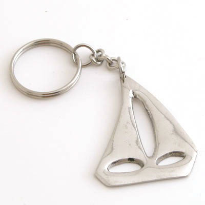 Nickel Boat Keychain Set of 6