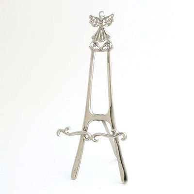 Nickel Large Angel Easel - Set of 2