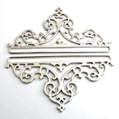 Nickel Heart Frame - Set of 2