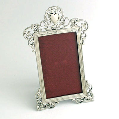 Nickel Heart Frame - Set of 2