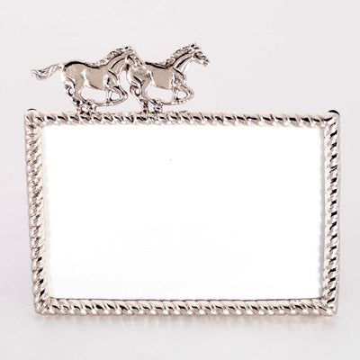 Nickel Horse Frame - Set of 2