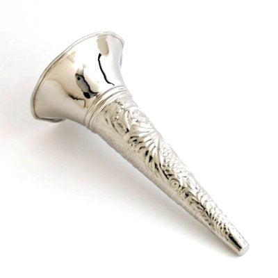 Nickel 5" Embossed Tussie Mussie - Set of 2