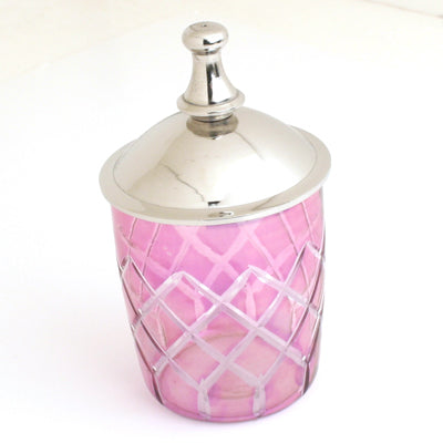 Purple Cup With Lid - Set of 3