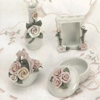 Four Piece Porcelain Assortment - Set of 4