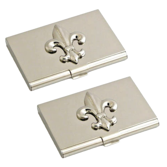 Nickel Credit Card Box - Set of 2