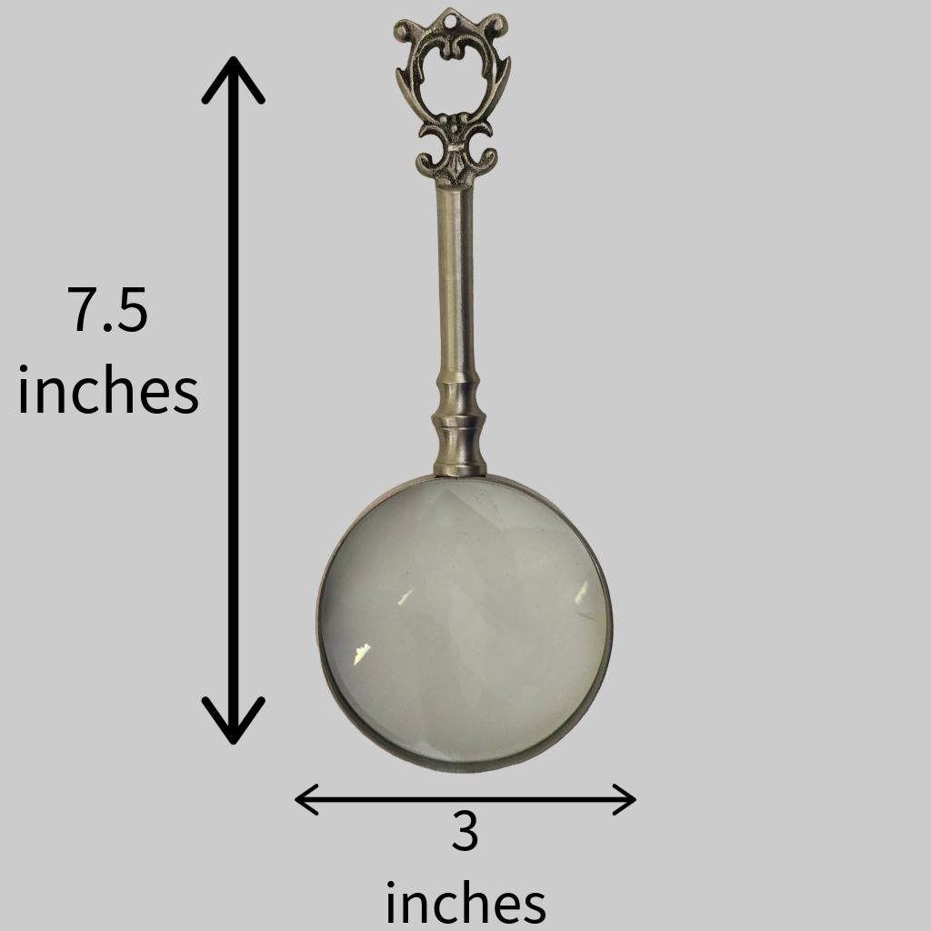 Brushed Nickel Mag/Glass - Set of 3