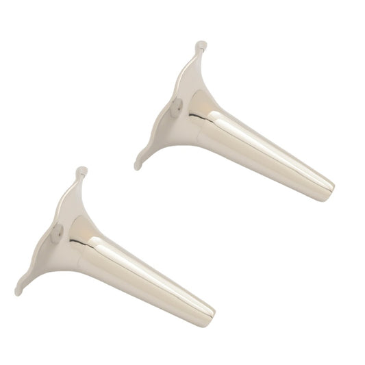 Nickel 3 1/2" Mussie - Set of 2