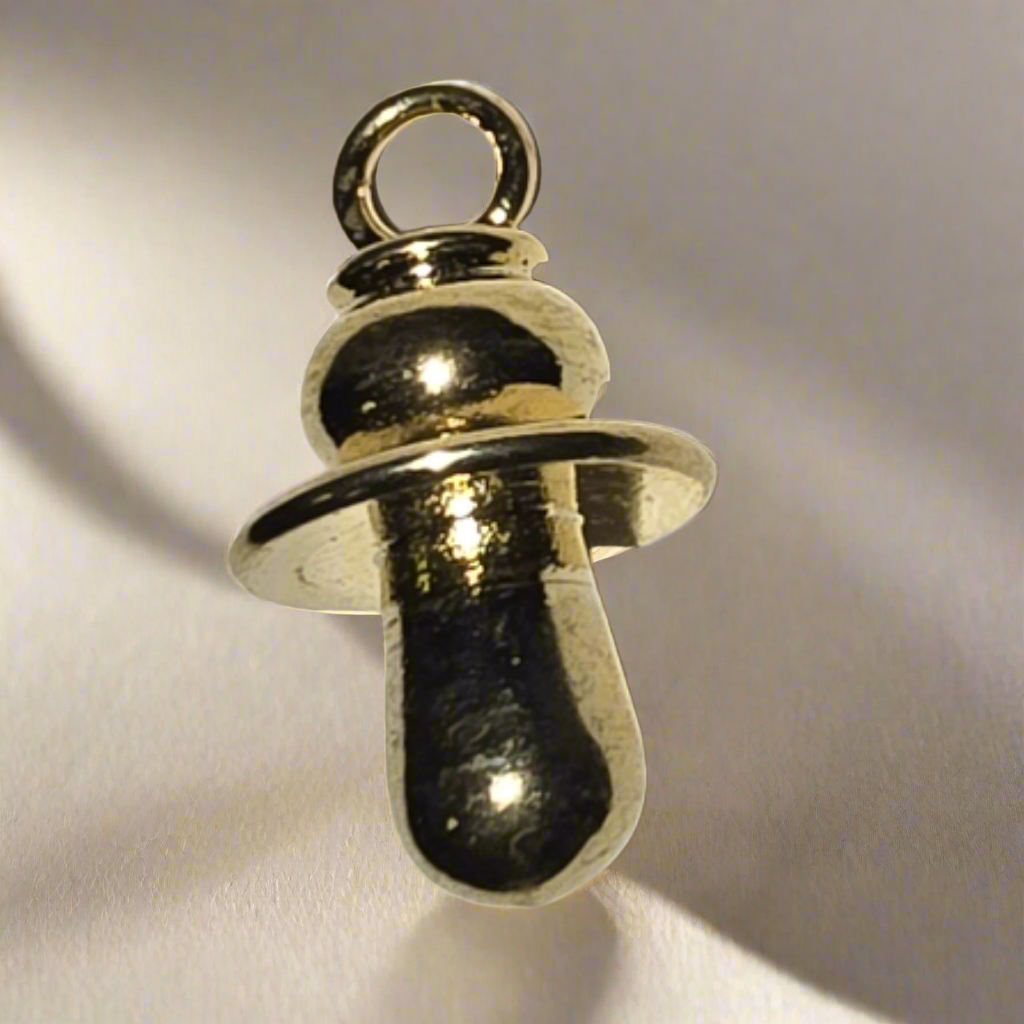 Miniature Baby Pacifier Charm