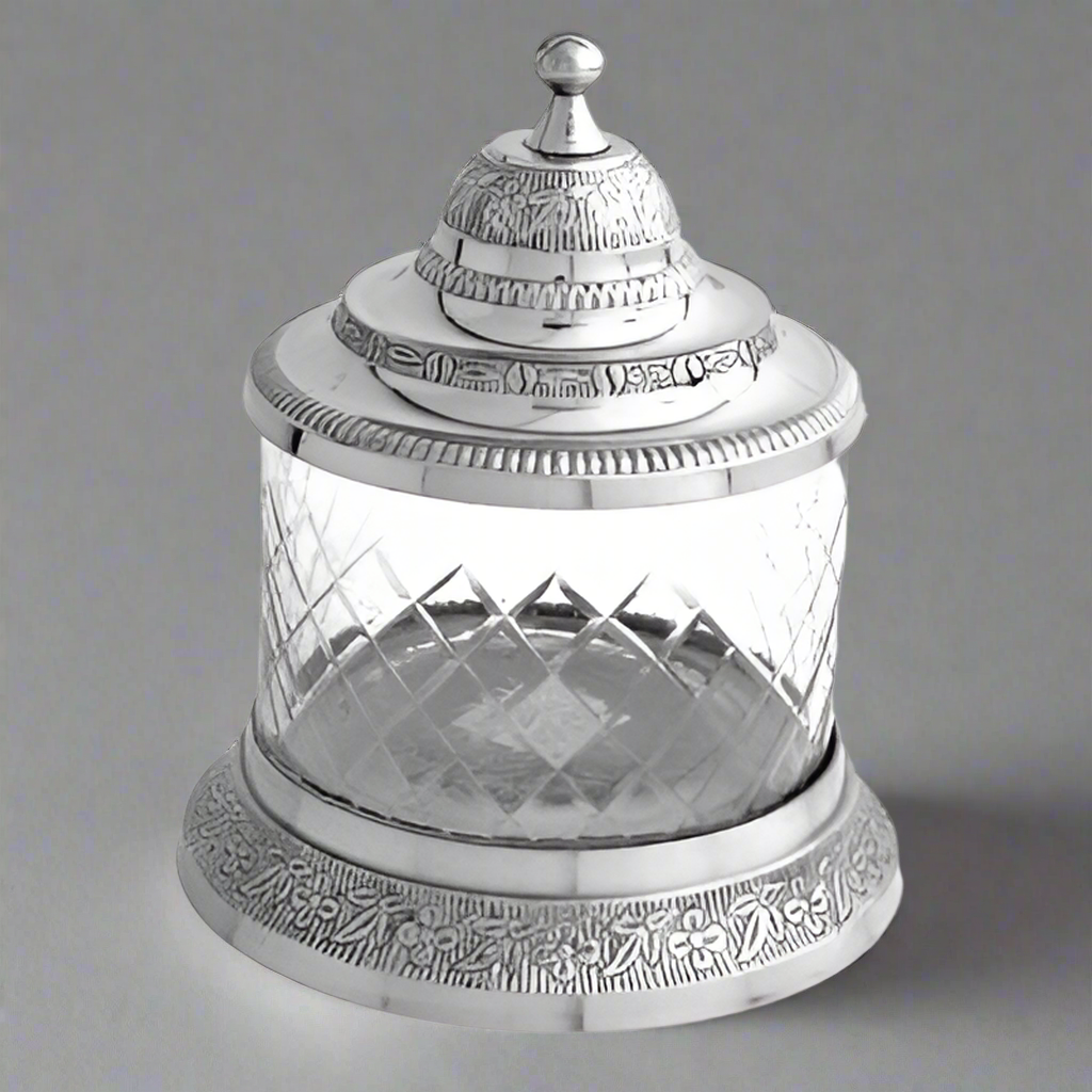 Silver Jar With Cover