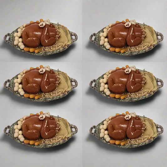 Miniature Turkey Platter - Set of 6