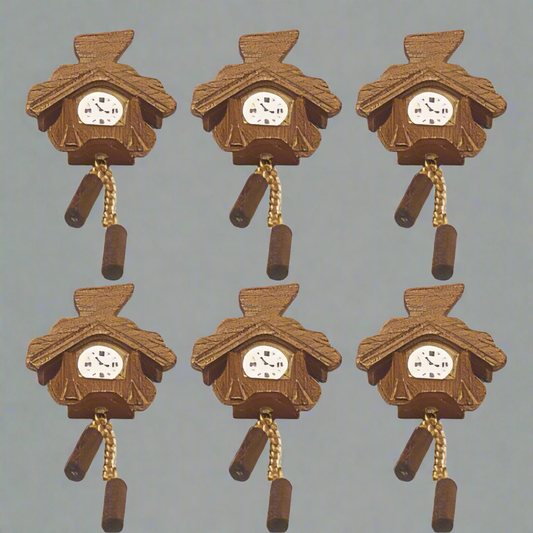 Miniature Coo-Coo Clock - Set of 6