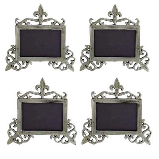 Nickel Place Card Frame - Set of 4