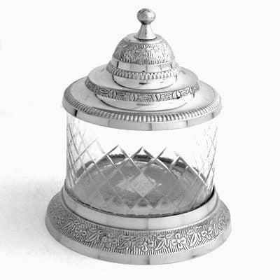 Silver Jar With Cover