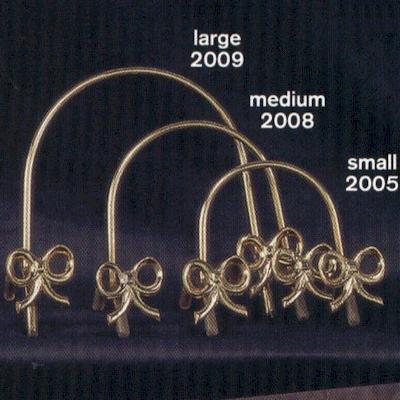 Sm. Easel With Bow - Set of 4