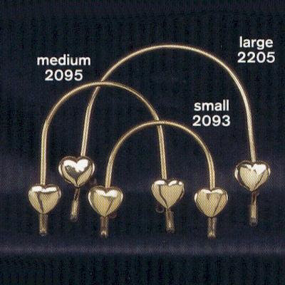 Med Easel With Heart - Set of 4