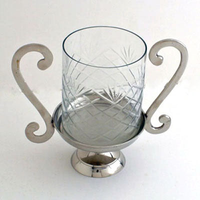 Nickel Base With Glass - Set of 2