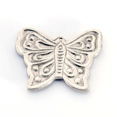 Nickel Butterfly Magnet - Set of 6