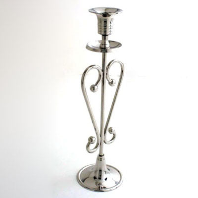 Nickel Candlestick - Set of 2