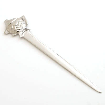 Nickel Fish Letter Opener - Set of 4