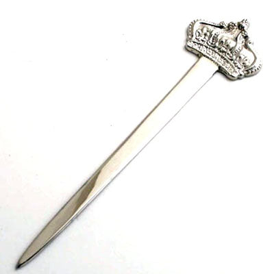 Nickel Crown Letter Opener - Set of 4
