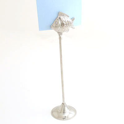 Nickel Fish Table Number - Set of 3