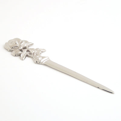 Nickel Rose Letter Opener - Set of 4