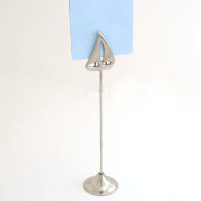 Nickel Boat Table Number - Set of 4