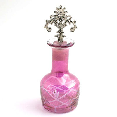 Purple Bottle With Topper