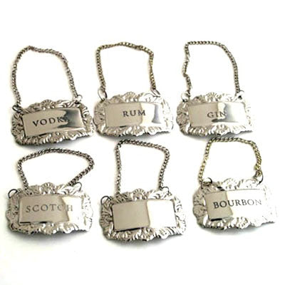 Nickel Bottle Emblem - Set of 6